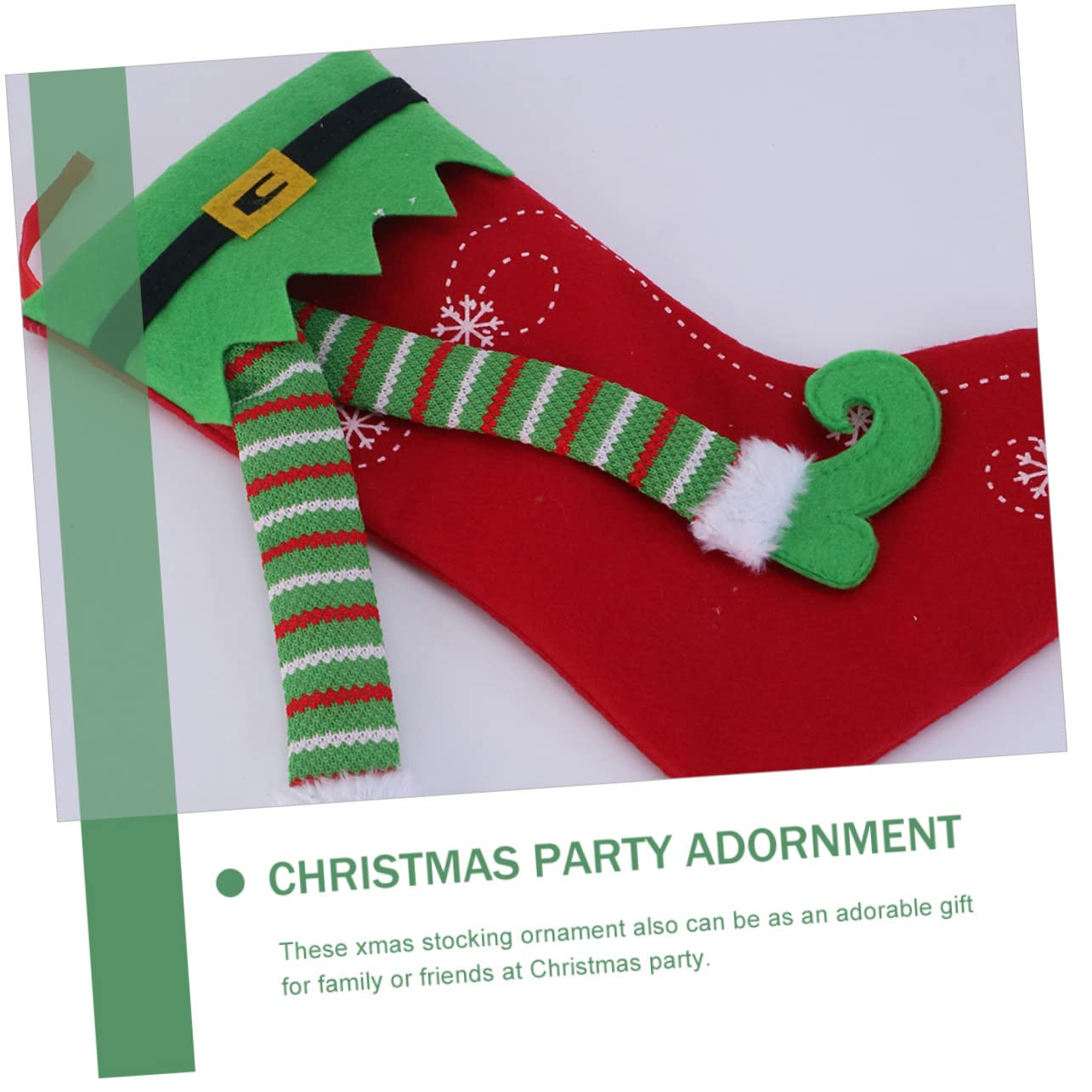 TOPBATHY 8 STK Bein Weihnachtsstrumpf Weihnachtsstrumpfbeutel Weihnachtsstrumpf Zum Aufhängen Weihnachtsstrumpf Strumpf Für Den Weihnachtsbaum Weihnachtstüten Mit Süßigkeiten Stoff