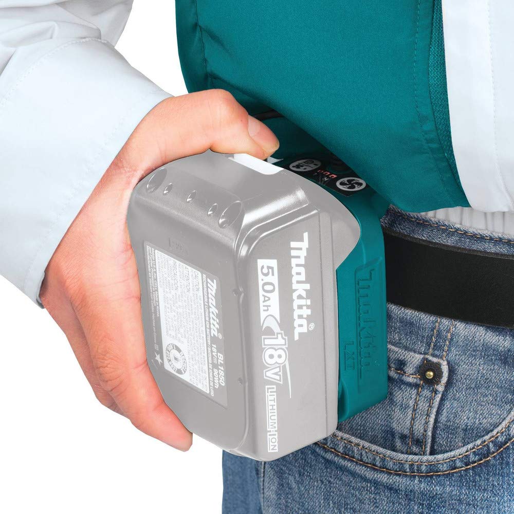 Makita Cordless Fan Jacket LLサイズ Makita Cooling Fan Jacket FJ216DZ With Fan,Battery Holder