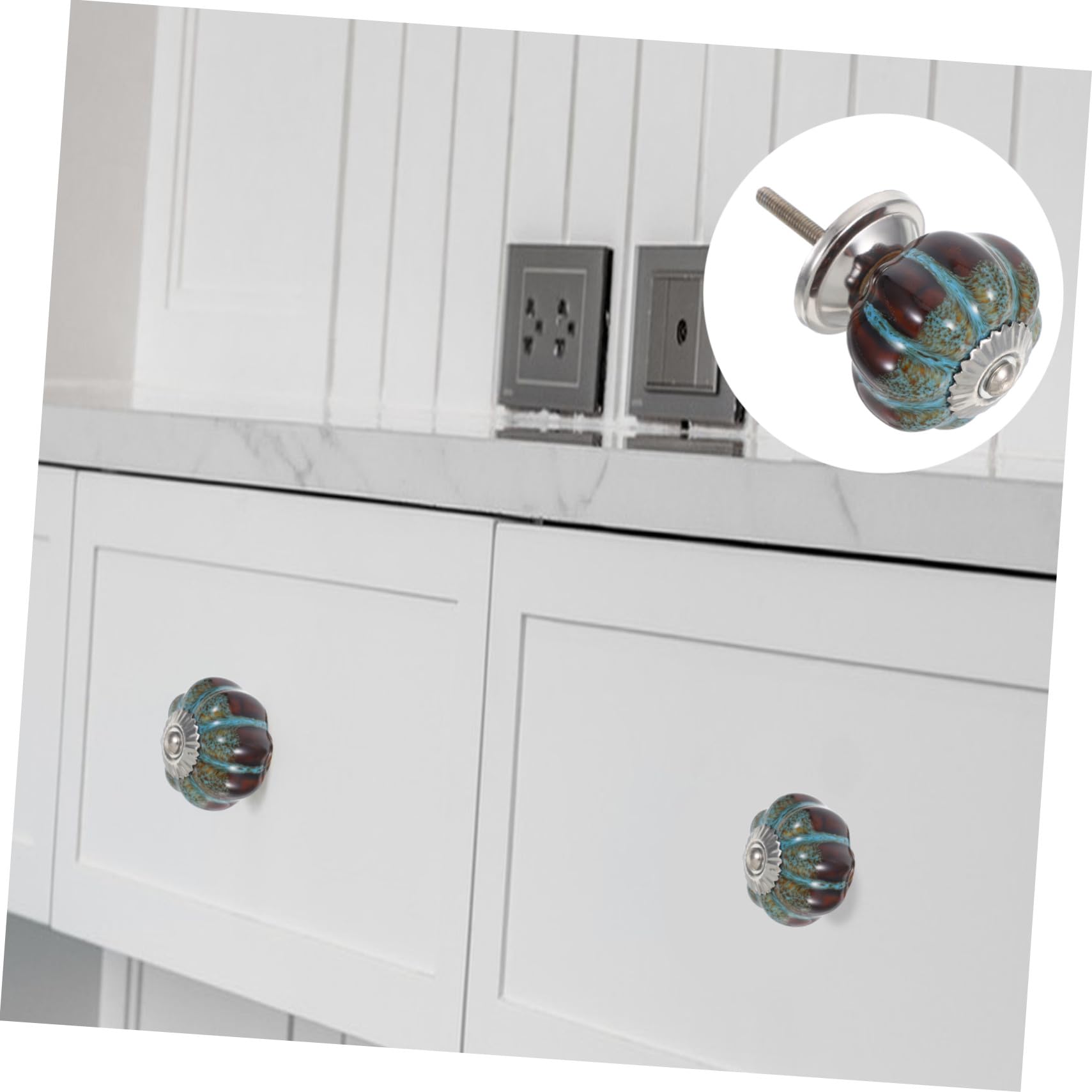 6 Pezzi Maniglia Decorativa Pomelli Per Mobili Da Cucina In Ceramica Pomelli Per Mobili In Porcellana