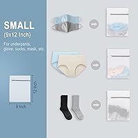 Vista 6 de Muchfun 3 bolsas de lavandería duraderas de malla de panal para prendas delicadas de 9 x 12 pulgadas (3 pequeñas)