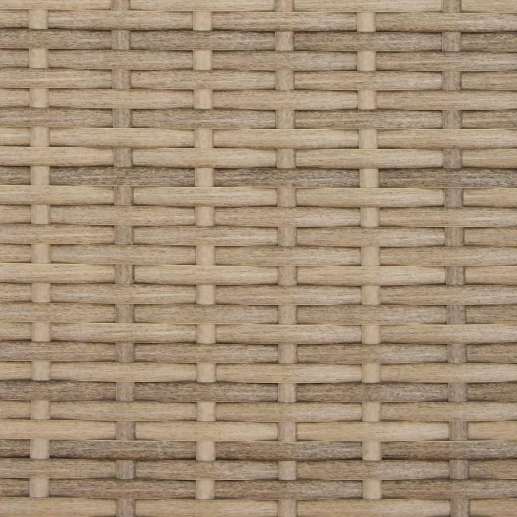 Canapé de Jardin 2 Places en résine tressée Beige avec auvent rétractable et 2 tabourets, Coussins Amovibles, mobilier d'extérieur pour terrasse Balcon Piscine Jardin Patio détente
