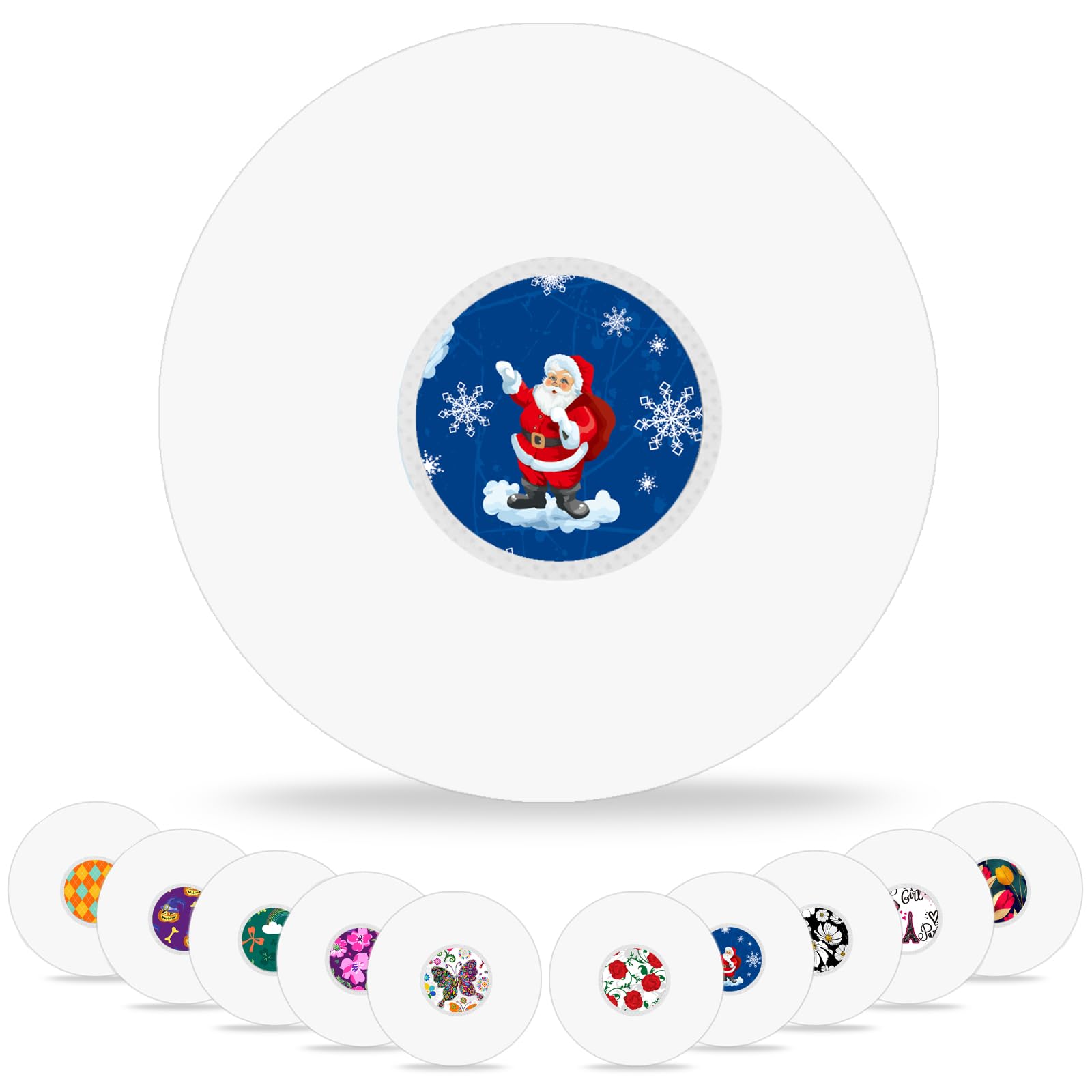 Libre 3 Sensor Covers & Free-Style Stickers for Libre 3 Sensor,Hypoallergenic Transparent Adhesive Patches,Waterproof & Breatheable for 14 Days Sensor Patches,Total 40Pack