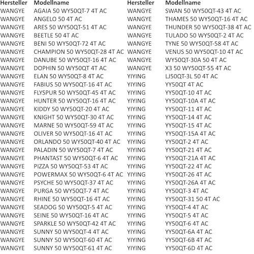 Area1 Ersatz Luftfilter + Luftfilterkasten GY6 50ccm China 4Takt 10 Zoll Kompatibel mit Explorer AGM RS Yiying 50QT/139QMA/QMB