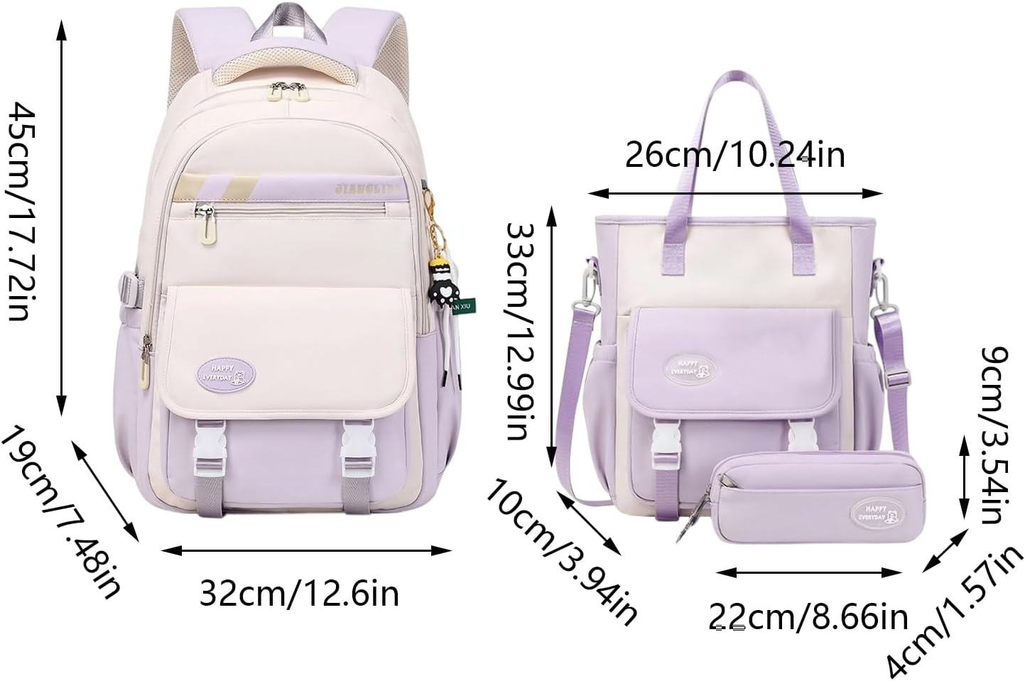School Bag Set | Kindergarten Backpack | Cute Pen Pouch Knap... 9 61djjVMVdfL. AC SL1500