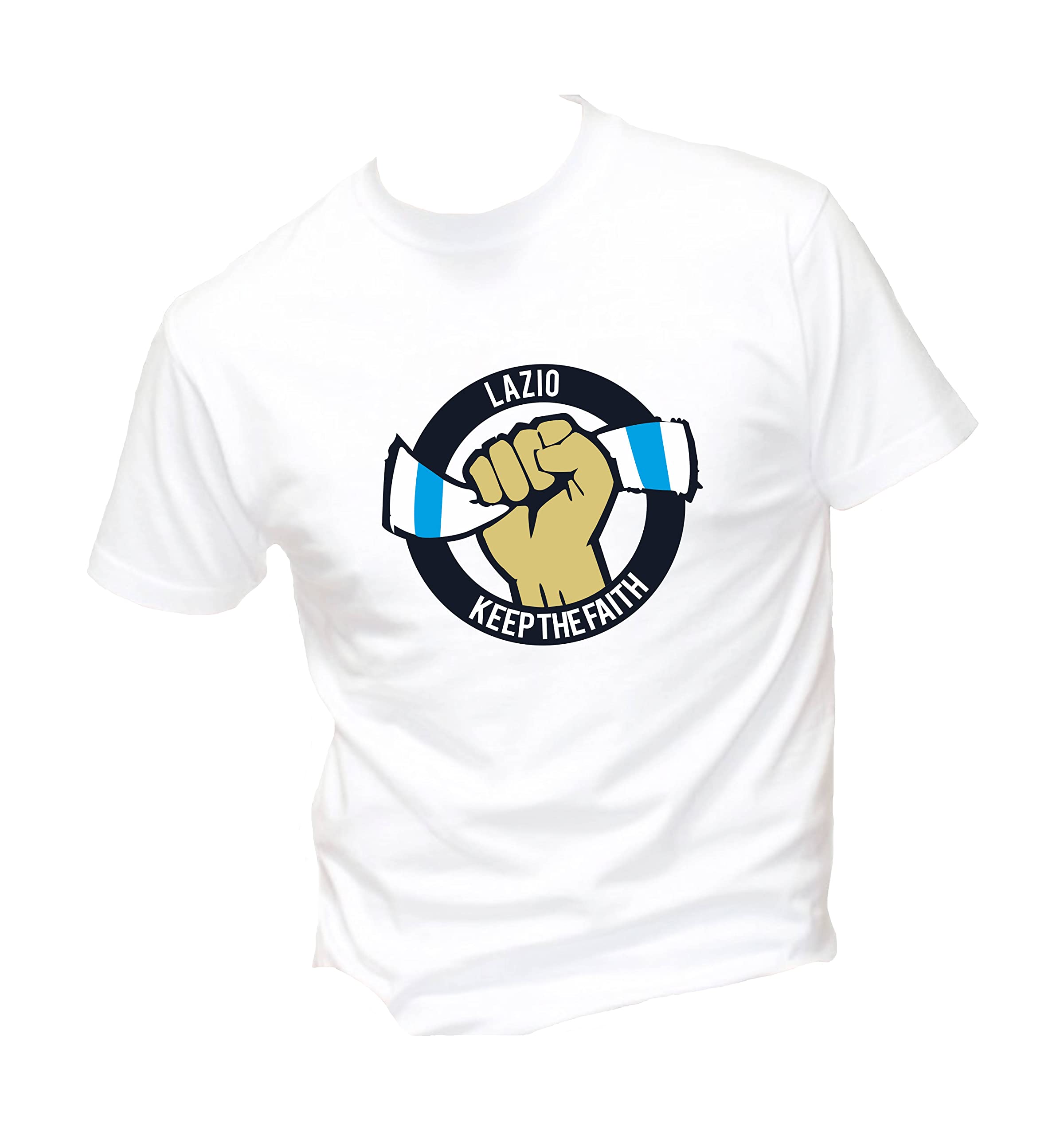 Social Crazy T-Shirt Uomo In Cotone Basic - #FANCULLO, Vestibilità Super, Top Quality, Made In Italy, Colore Bianco, Taglie Disponibili - 4