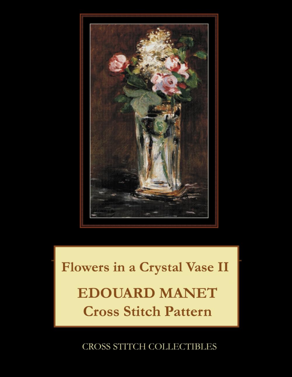 Flowers in Crystal Vase II: Edouard Manet Cross Stitch Pattern