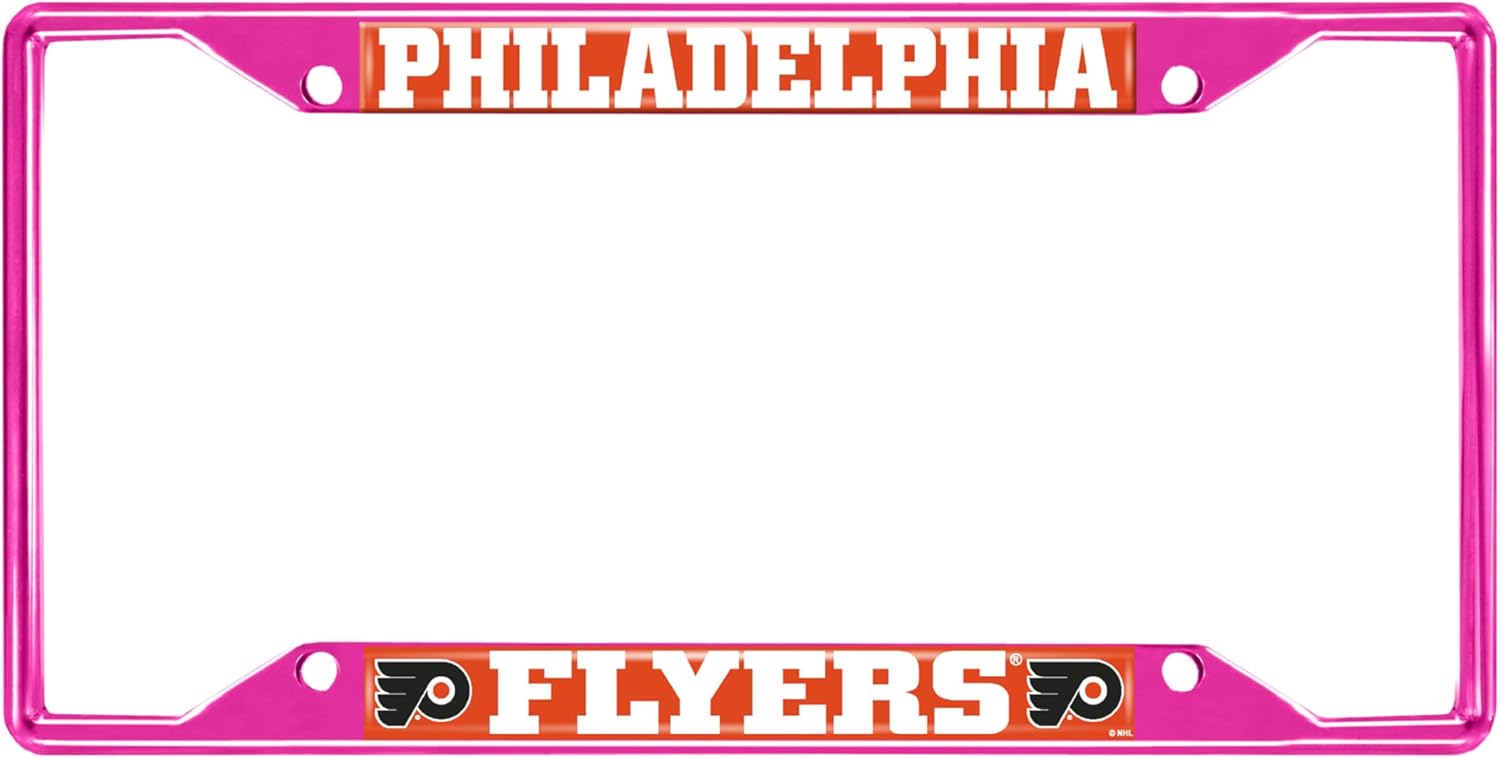FANMATS 43921 NHL - Detroit Red Wings License Plate Frame - Pink – Easy Installation on Truck, SUV, Car - Ideal Gift for Die Hard NHL Fan