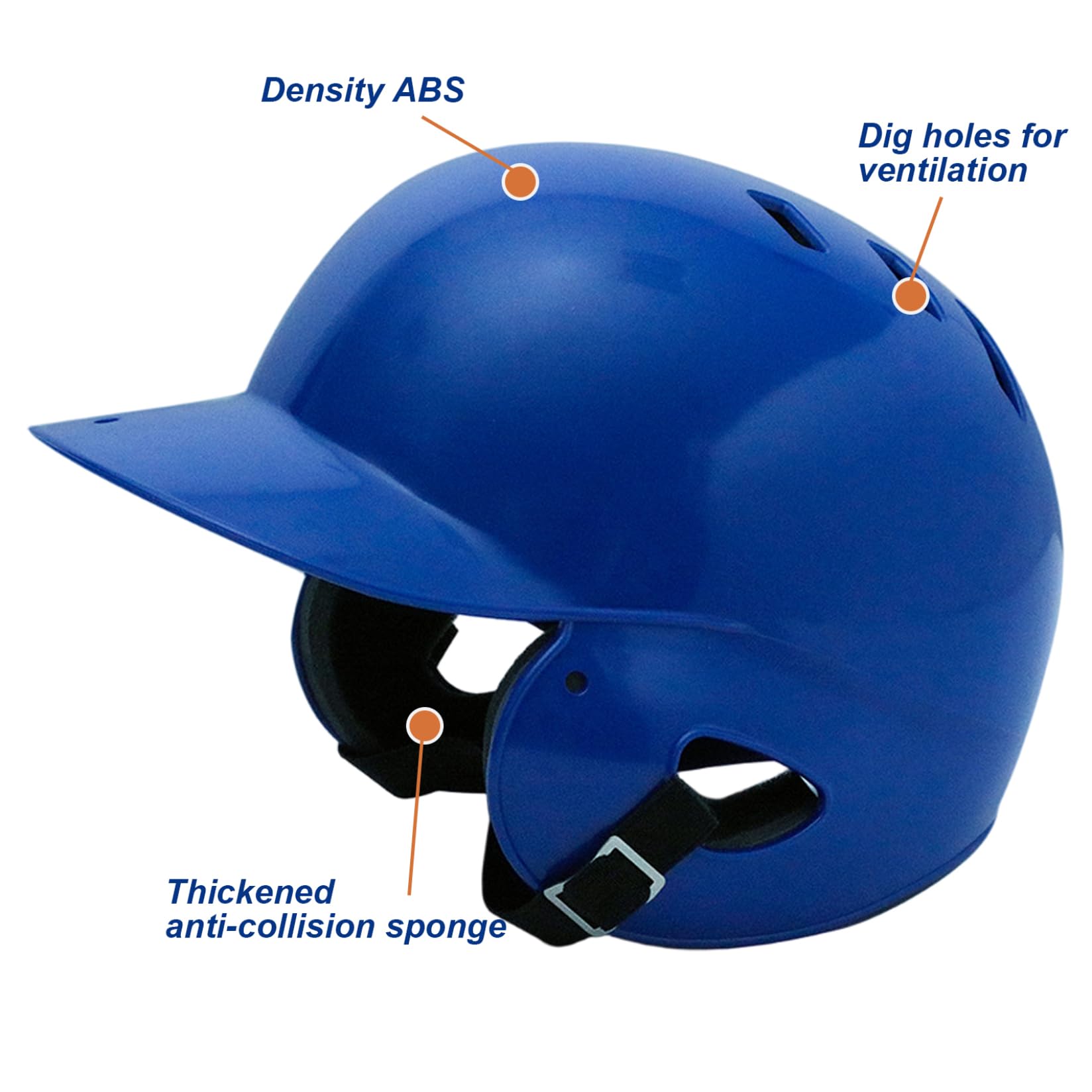 Casco de bateo protector resistente a los impactos, talla única para niños y jóvenes