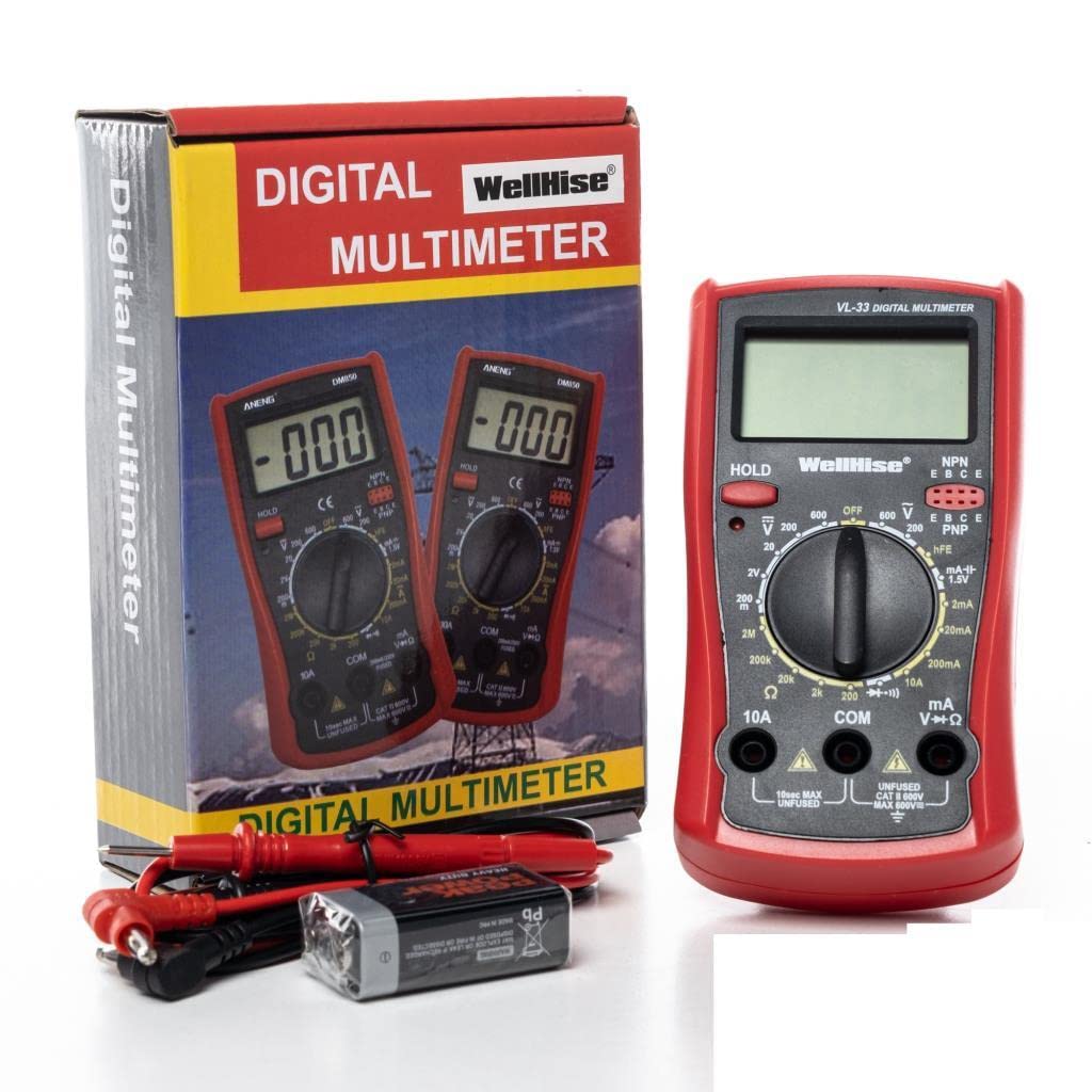WellHise VL-33 Digital Multimetre Ölçü Aleti Avometre