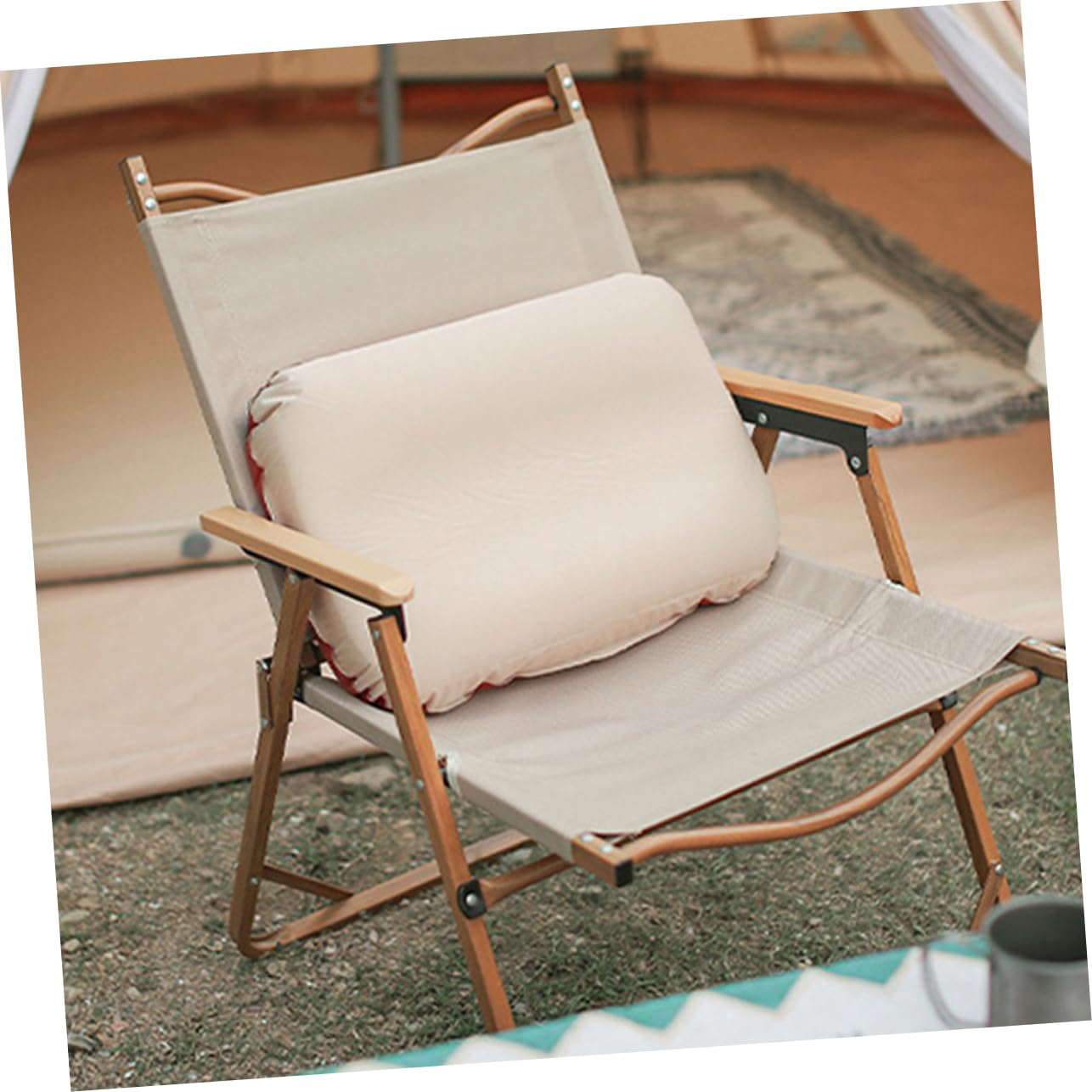 GALPADA Cuscino Gonfiabile Per Campeggio Accessorio Portatile Per Esterni Cuscino Da Viaggio Ergonomico Supporto Confortevole Per Testa e Materiale Traspirante e Resistente