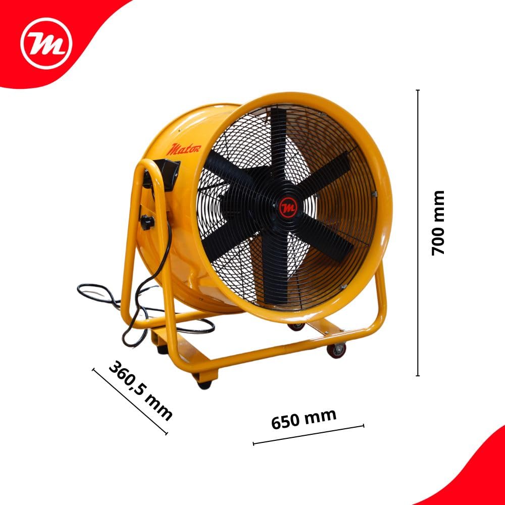 HURRICANE VENTILADOR INDUSTRIAL D.500 SHT-50-Ventilador industrial 750W, 9.960m3/h