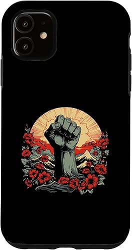 Miniatura 7 de iPhone 14 RESIST Fist Raised BLACK HISTORY African Pride Meme Case