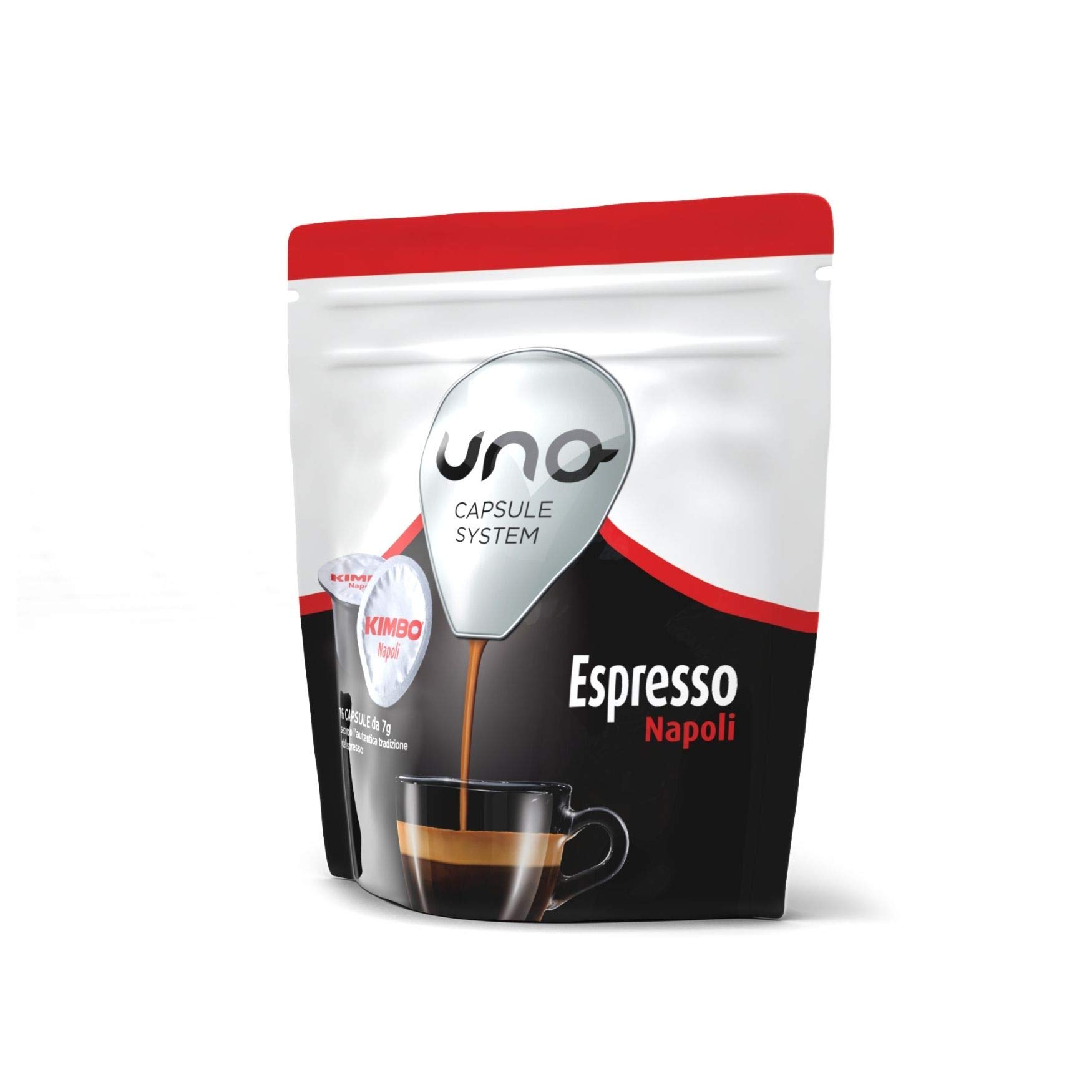 96 CÁPSULAS PARA CAFÉ KIMBO UNO SYSTEM ESPRESSO NÁPOLES 6 x 16