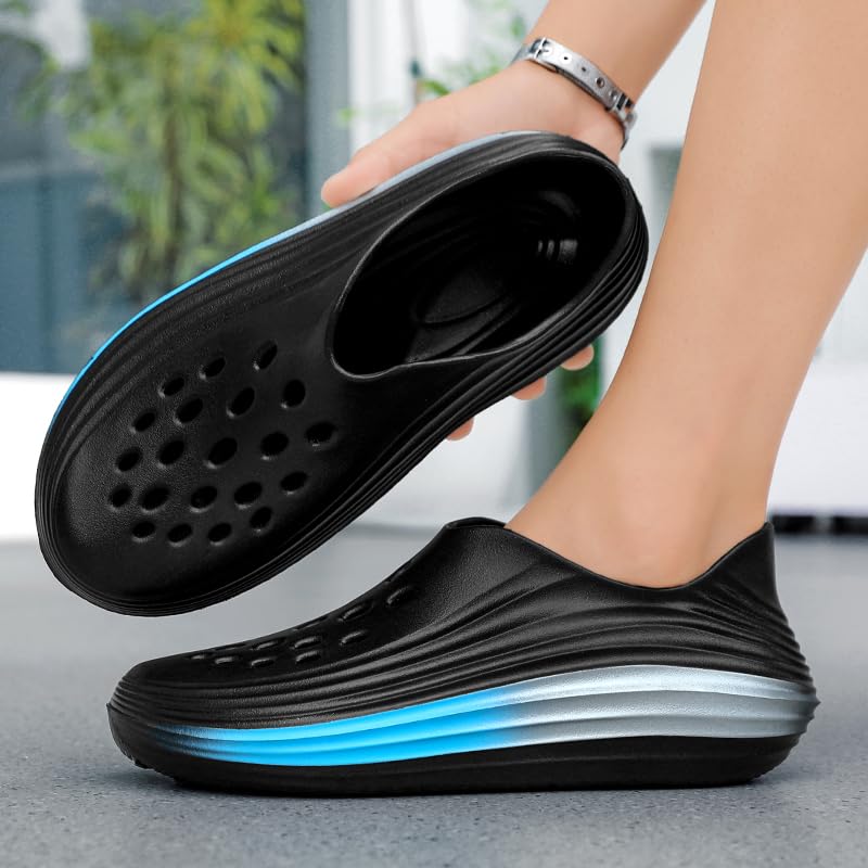 Image of Men's Summer Clog Garden Shoes Adult Outdoor Sports Walking Sandals Water Beach Shoes Casual Slippers Lightweight Breathable Cool Slippers Comfortable and Fashionable Suitable for Daily Wear