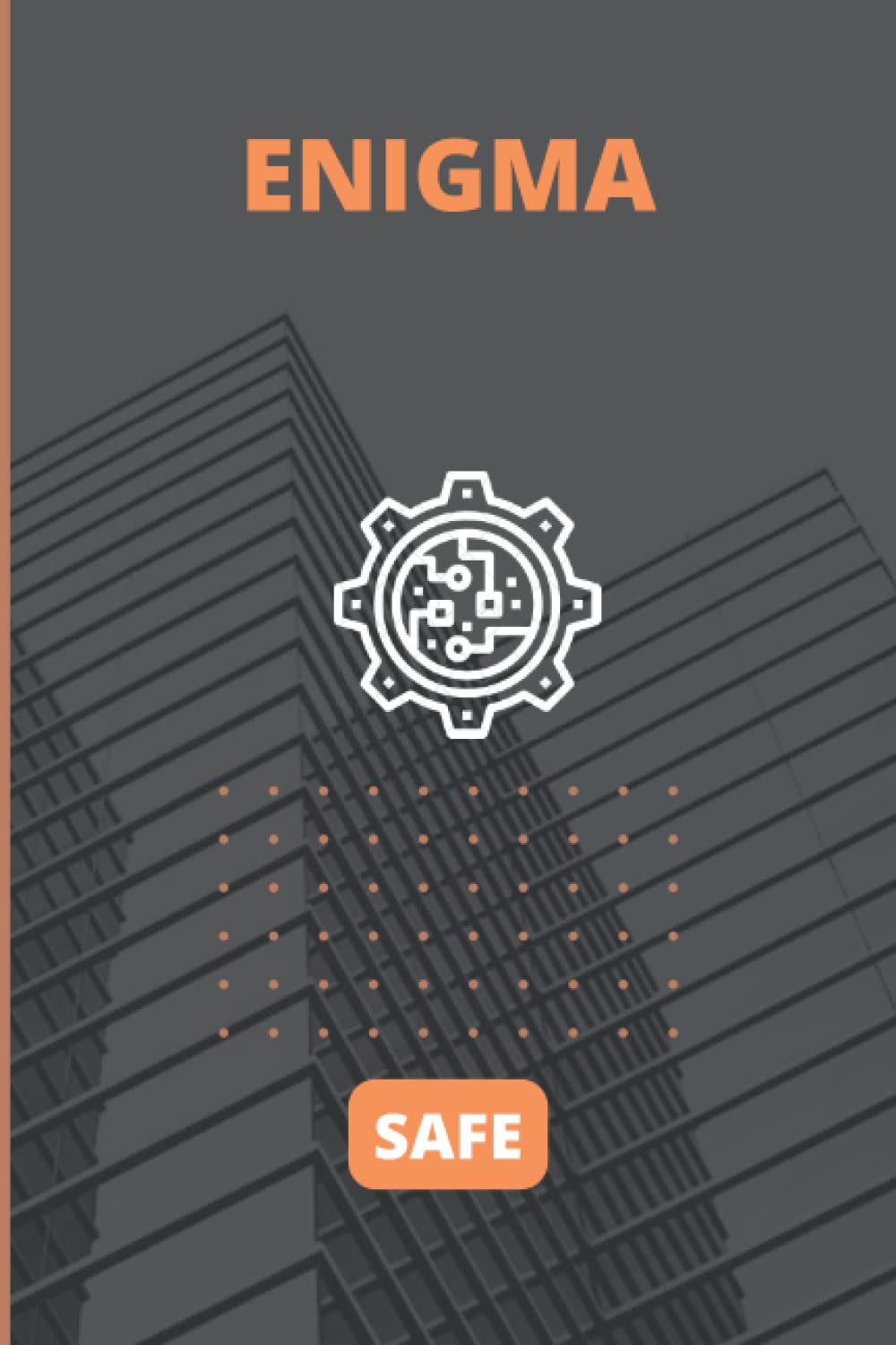 ENIGMA: The personal Internet password Logbook 6.125'' X 9.25 120 pages Password Journal for Home & Office.