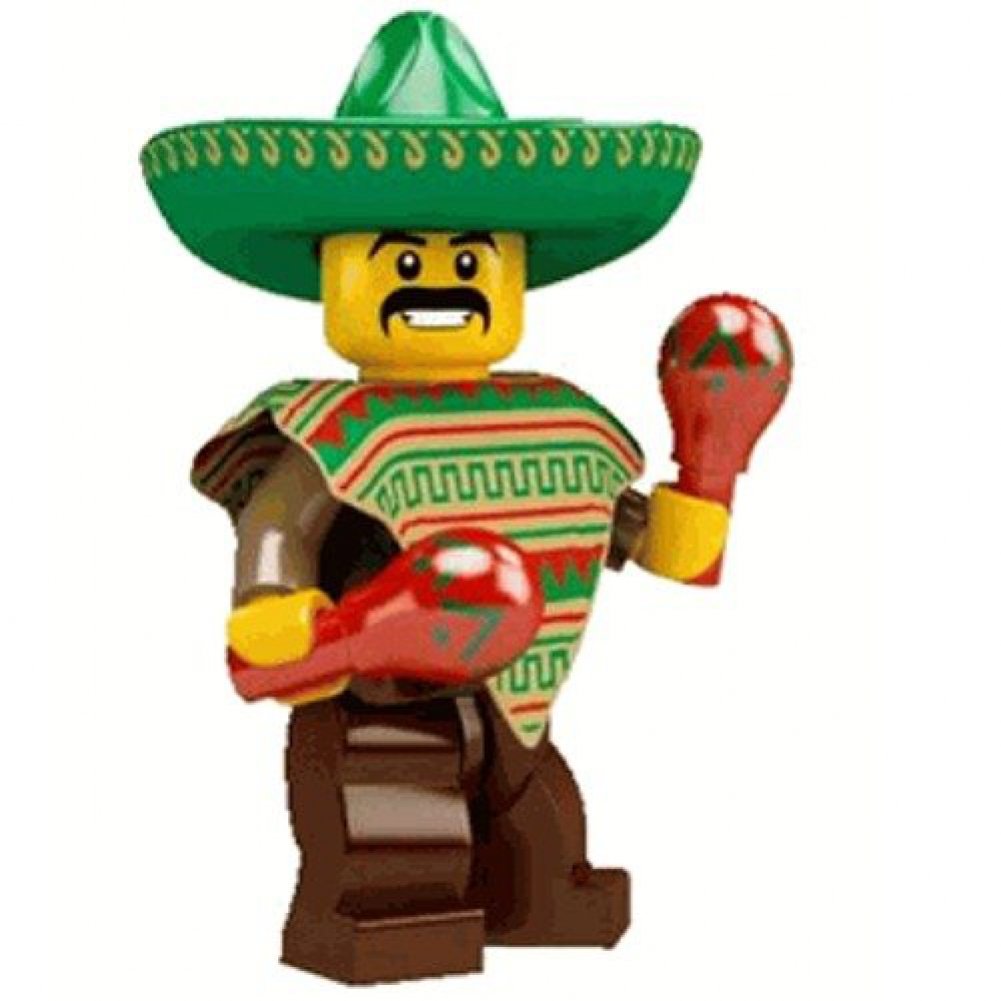 Amazon.com: LEGO Series 2 - Minifigure Maraca Man : Toys & Games
