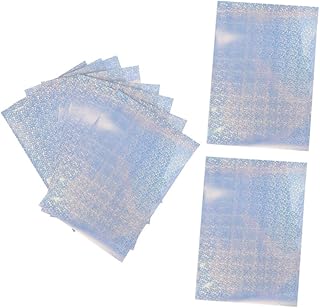 NOLITOY 10 Folhas De Papel De Impressão Papel Fotográfico Adesivos Com Glitter Etiqueta Impressora Papel Adesivos Reflexivos Arco-Íris Vinil Papel Adesivo Foto Adesivo Papel