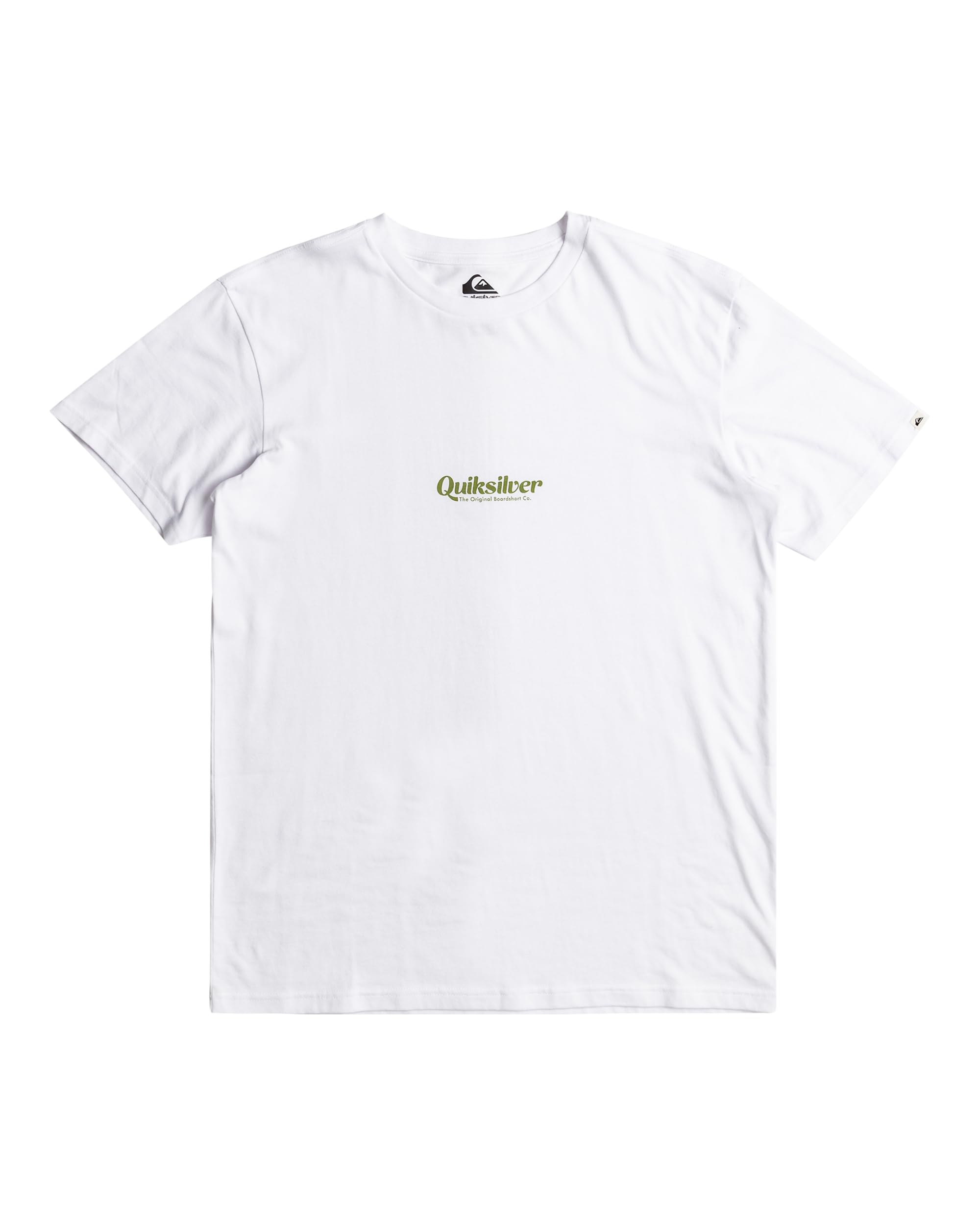Quiksilver Short-Sleeved T-Shirt Men QS Simple LETTRING SS XL White