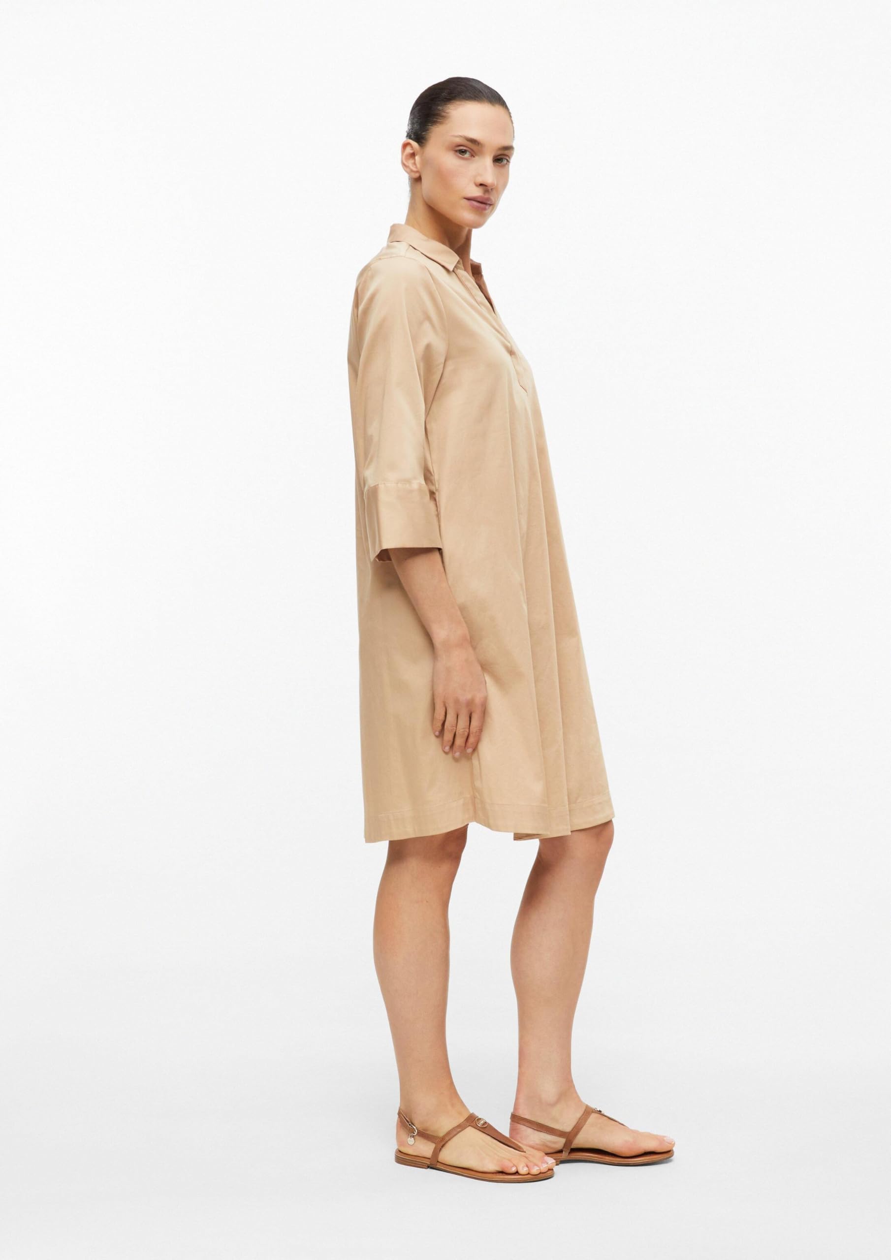 s.Oliver Damen Kleid – Hemdblusenkleid aus Popeline