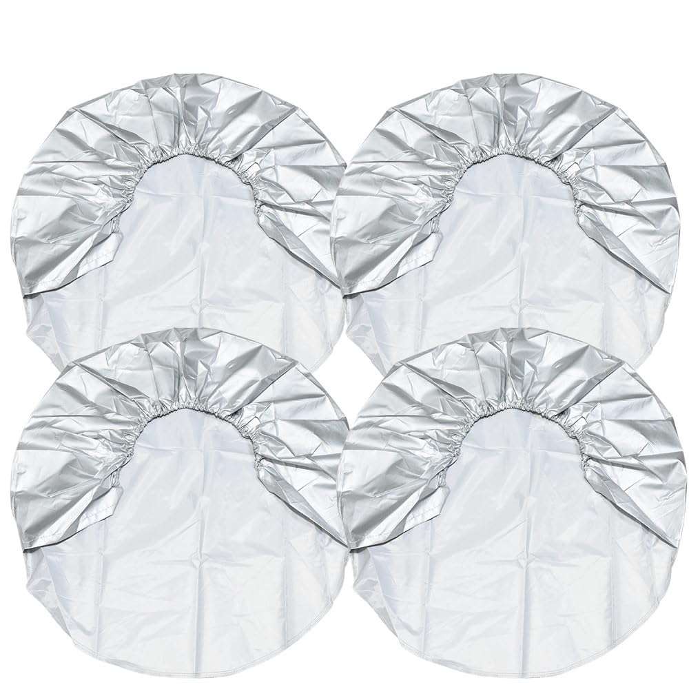 Cubierta de rueda de repuesto universal, Bolsa de almacenamiento for neumáticos de coche, 4 unidades, de 27 a 32 pulgadas, funda protectora for ruedas de vehículo, for camión, coche, caravana, remolqu