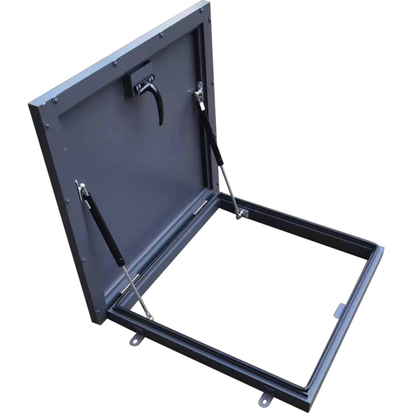 Klerdh One Color Skylights, Galvanized Steel Roof Hatch Skylight Cover - Waterproof Uv(85X85cm)
