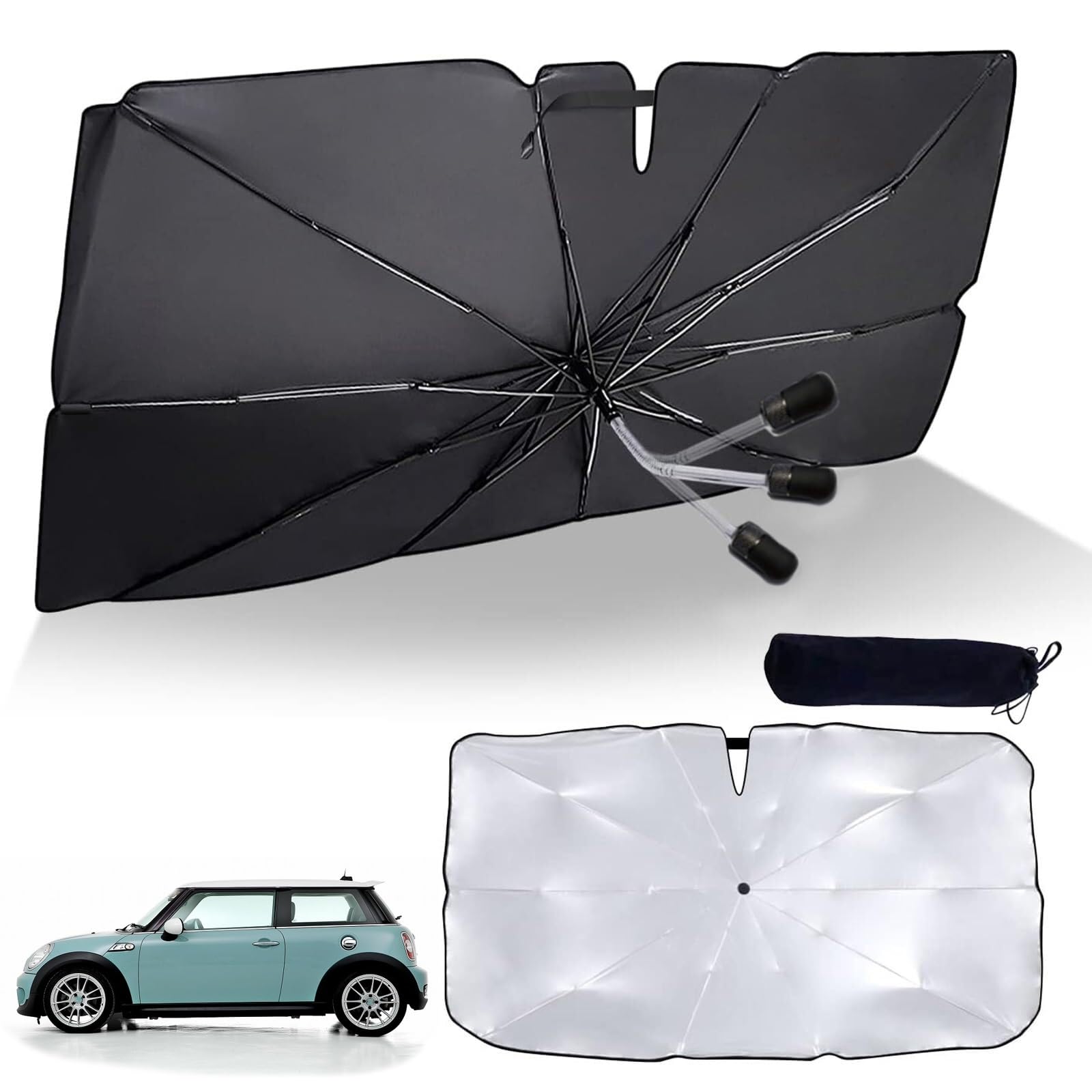 Amazon | ミニ R56 クーパーS 2006年~現行 車用傘式サンシェード 360