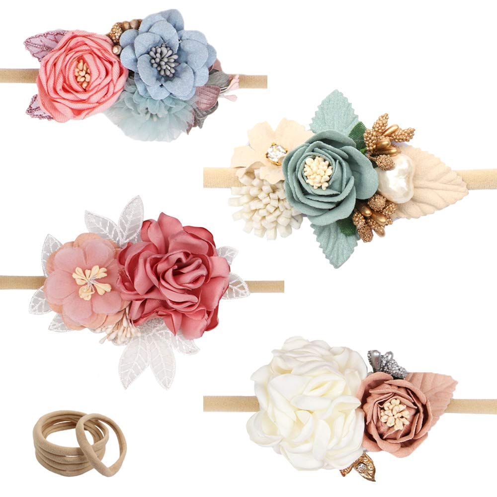girls floral headbands