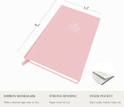 Miniatura 2 de The Gratitude Journal - Cinco minutos al día para más felicidad, optimismo, afirmación y reflexión - Una guía de manifestación eficaz, diario sin