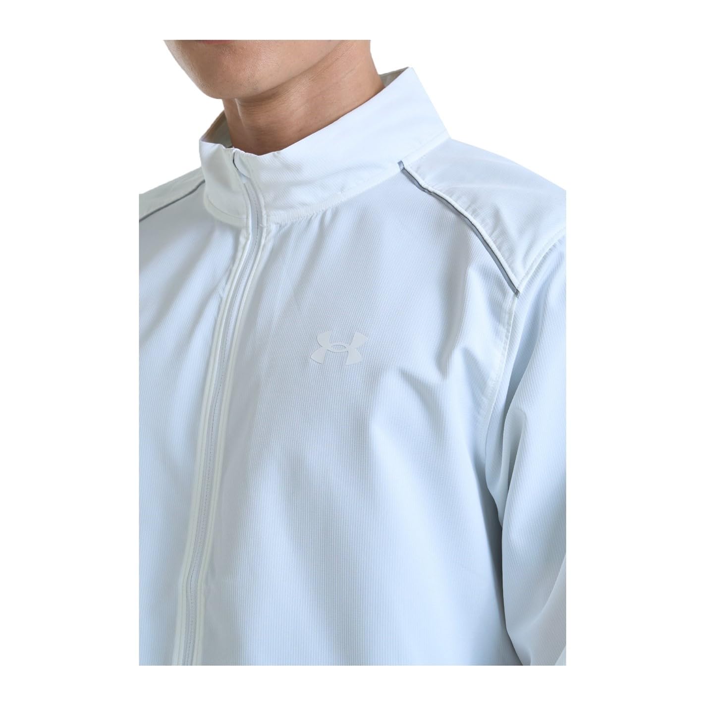 Under Armour Men Storm Run Jacket Vêtements De Course Running Jacket White 100/Steel 035 - White