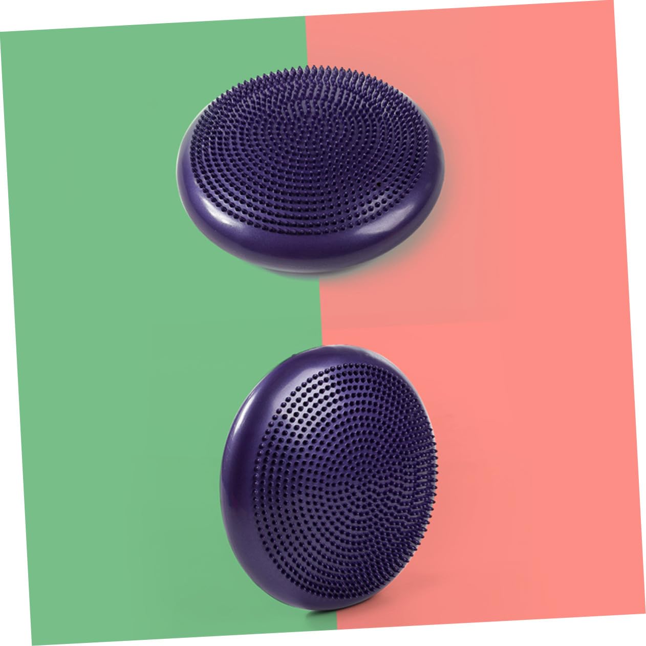 Coussin de Siège Gonflable Antidérapant avec Pompe Disque pour Renforcer Tronc et Dorsales Coussin de Yoga