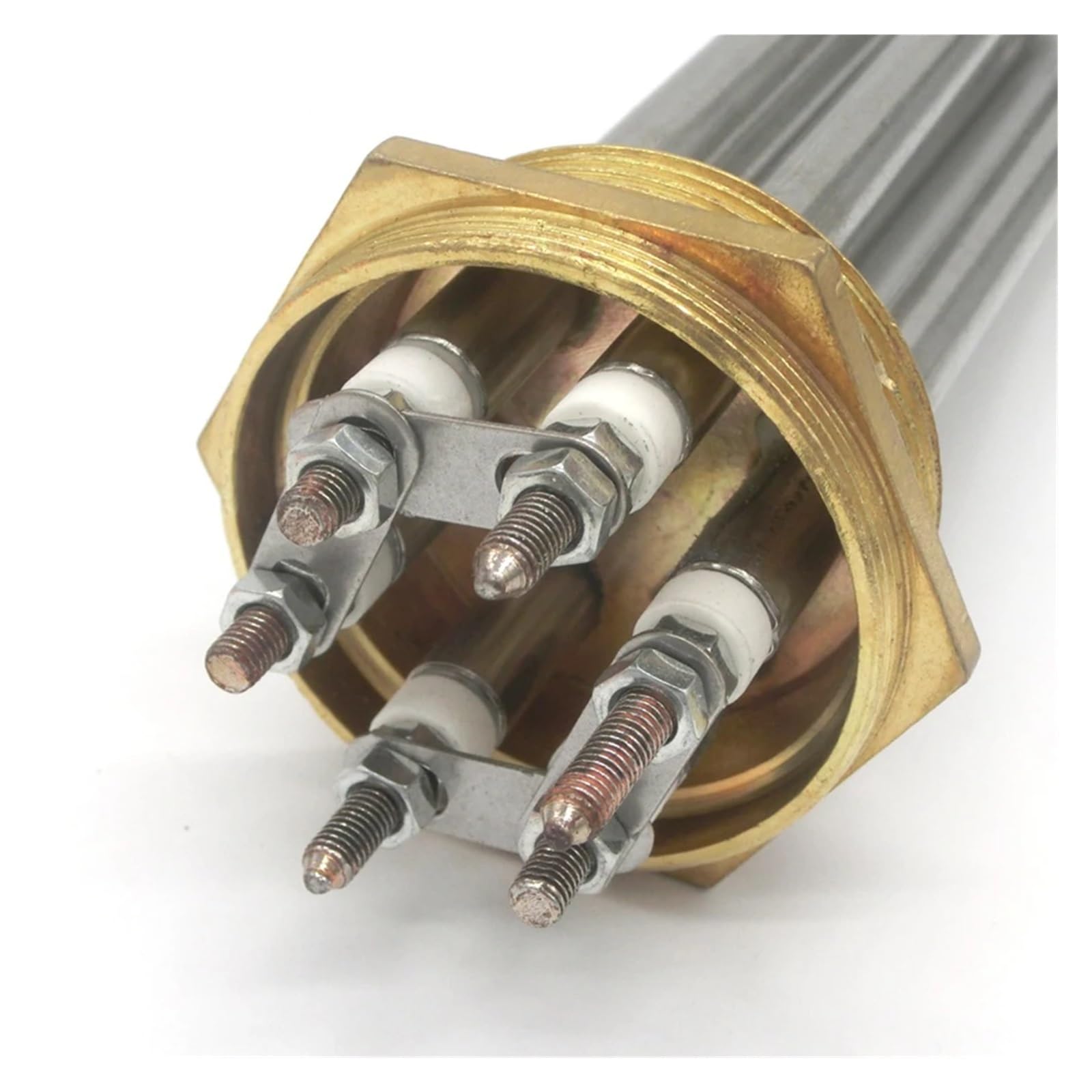 Termostato tubolare per scaldabagno elettrico 201SS da 220 V/380 V, DN50 (58 mm), filettatura in rame (380 V, 9KW300L DN50 201SS)