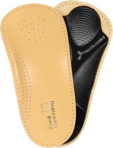 Foot Morning, Semelles Èlastiques Avancées 2/3 Longueur (1 paire), Cuir Mouton Q