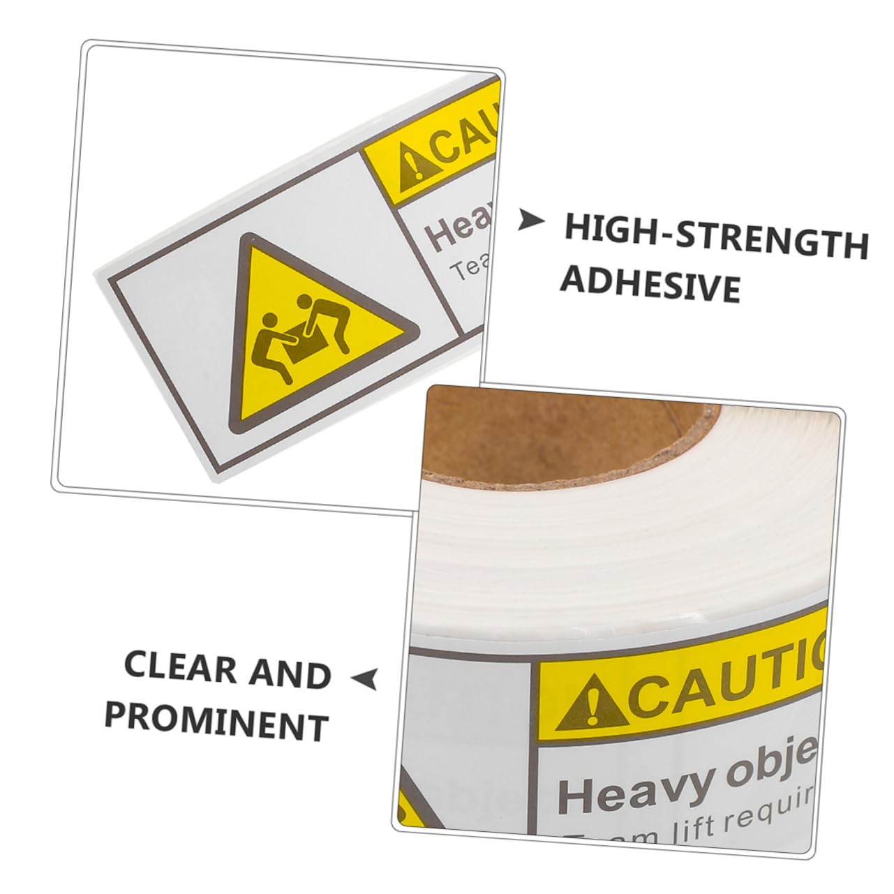 OUNONA 6rotoli Etichette Pesanti Adesivi Per Spedizione Stickers Resistente Per Accattivante e Adesione