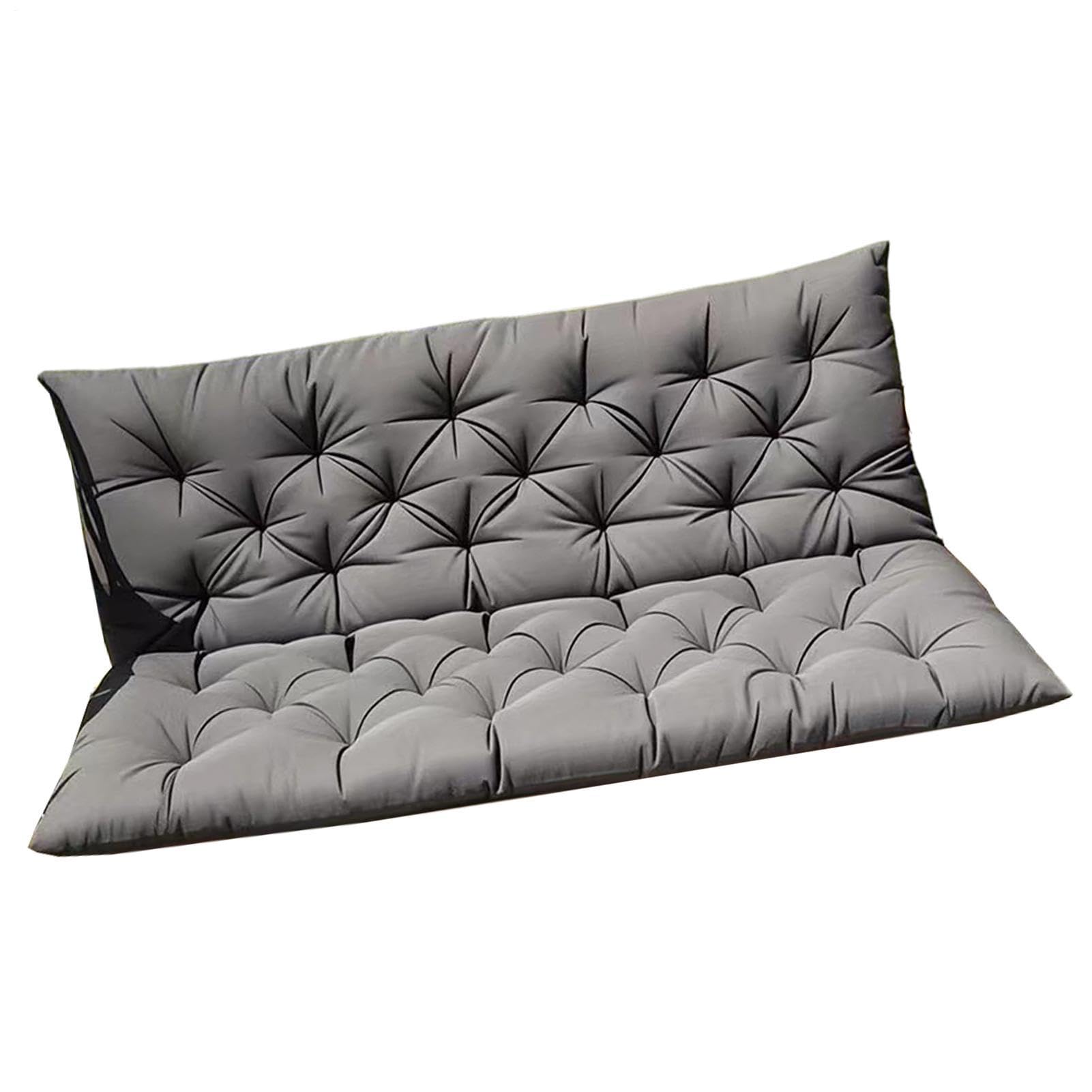 Genérico Cuscino per mobili da esterno, impermeabile e lavabile, 150 x 100 cm, con schienale, per , patio, giardino, balcone 2-3