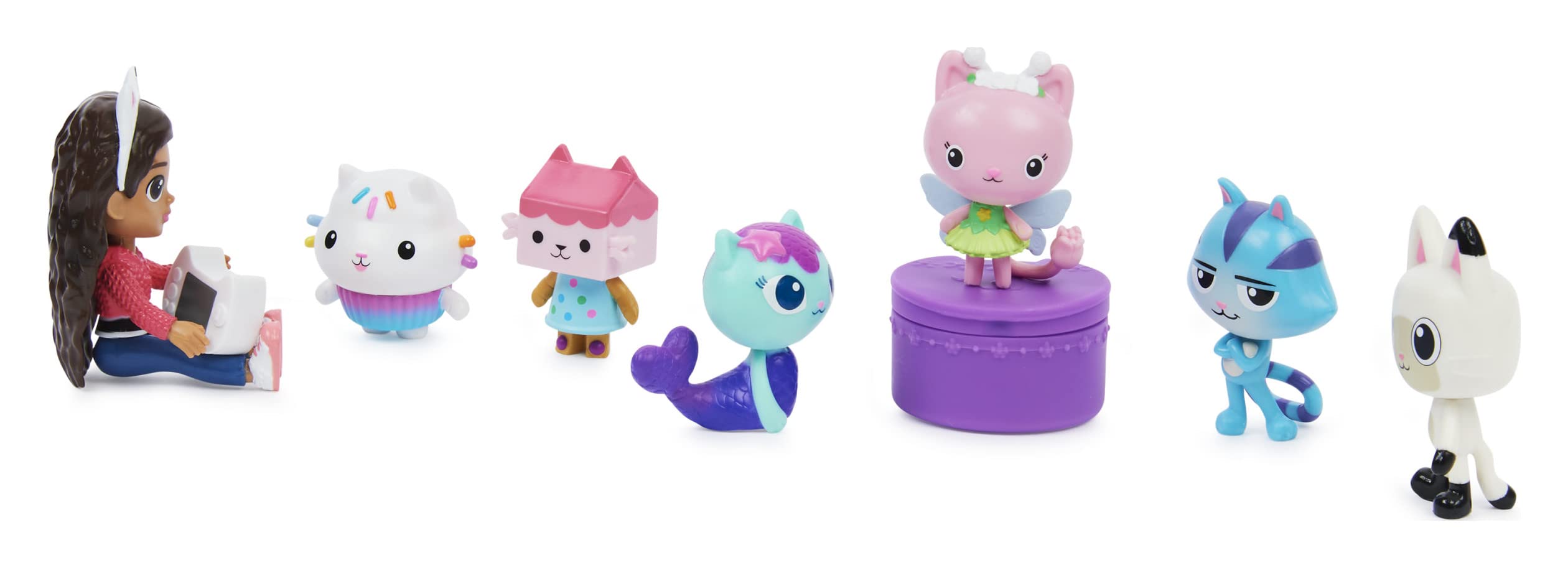 Gabby's Dollhouse, Deluxe Figure Gift Set with 7 Toy Figures and