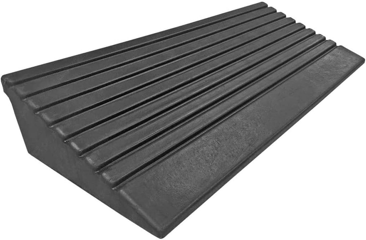 Electriduct 5 Ton 4 Inch Rubber Curb Ramp 2 Feet Wide 10,000 lbs Capacity