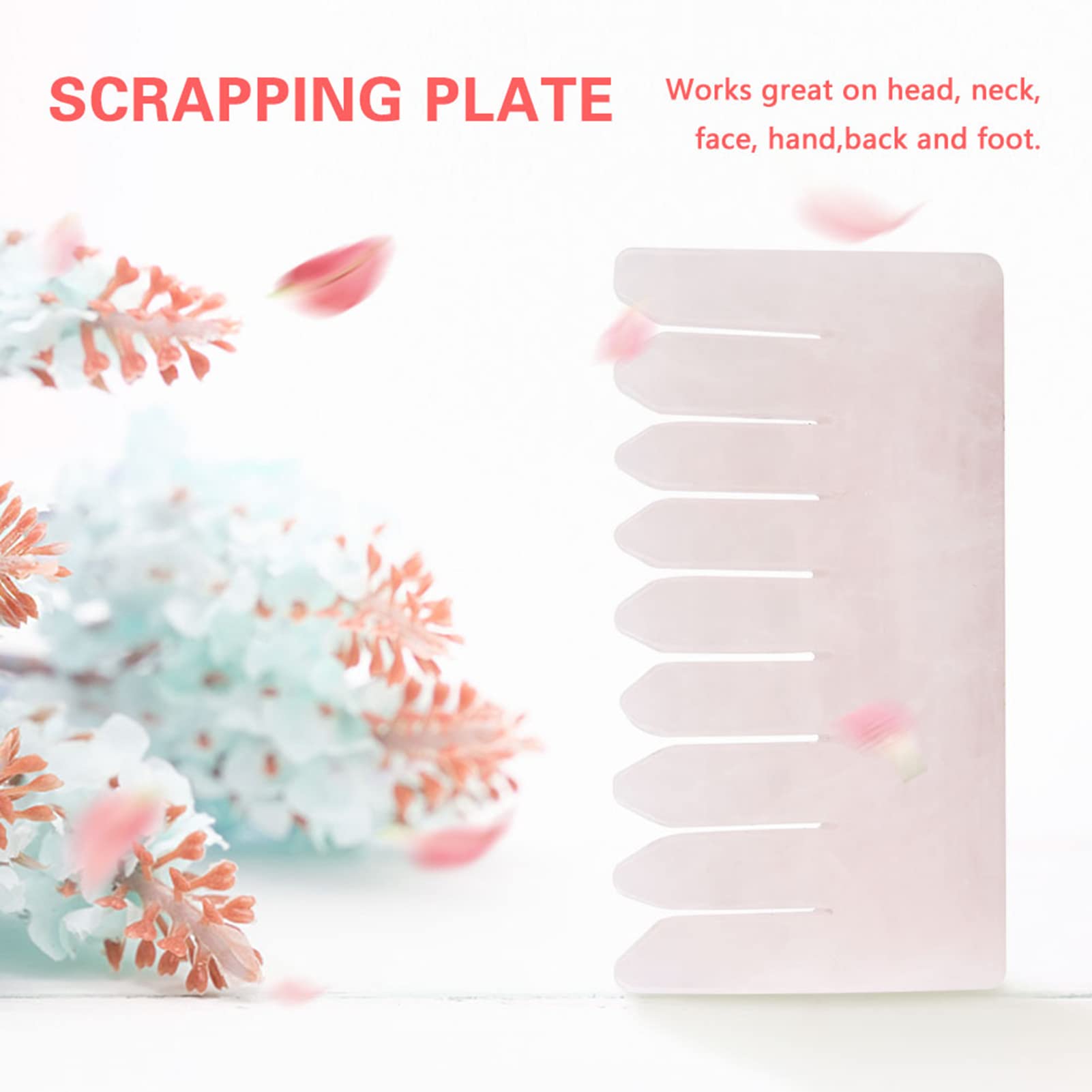 Gua Sha peine Tabla de raspado masaje Piedra para salud belleza relajante cuidado masaje piedra Herramienta