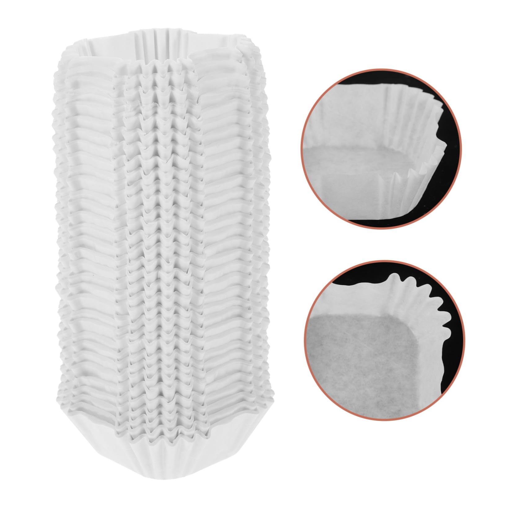 DOITOOL 3000piezas Cápsulas para Cupcakes Cuadradas de Papel de Pasta de Madera, Resistentes al Calor y Antiadherentes, Ideales para Pasteles Caseros y Celebraciones Familiares