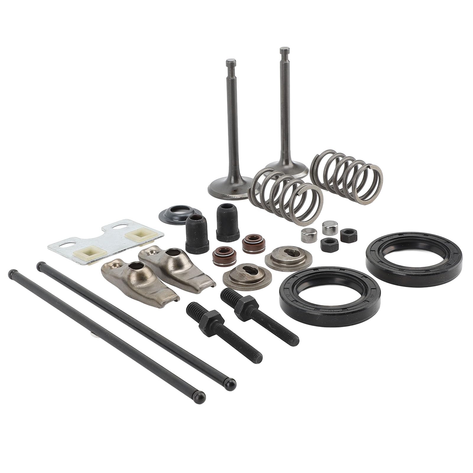 Set Aste di Spinta della Valvola, Set di Bilancieri con Piastra Guida in Metallo 24 Pezzi per Motore GX340 GX390