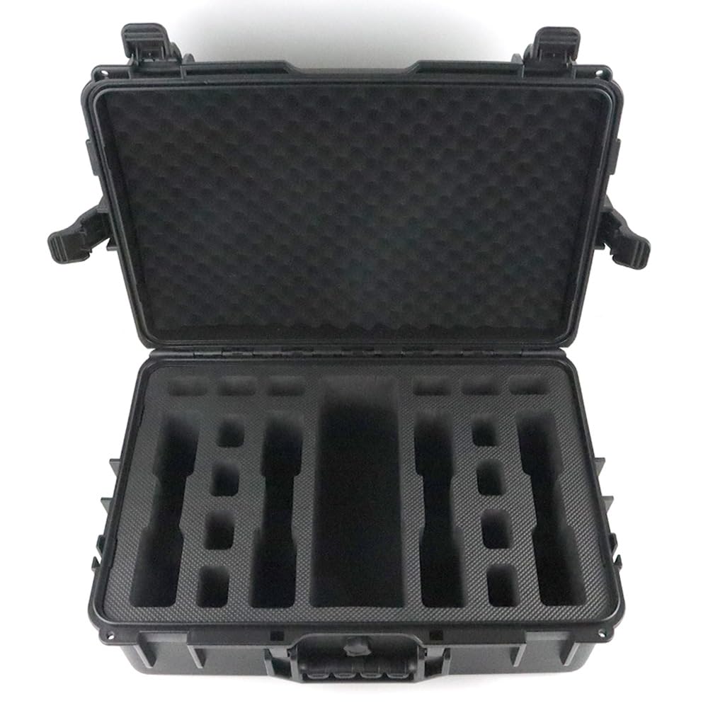 Liyirui Gun Pistol Case for Multi Handguns, Pre-cut Waterproof Carrying Hard Shell Pistol Case for Pistols, Storage Box for Beretta, Smith and Wesson, for Glock[Case Only]