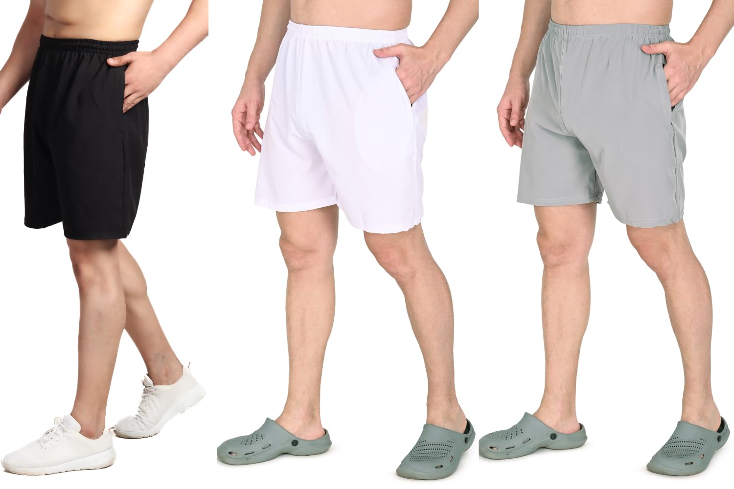 Men's NS Cotton Plaid Boxer Shorts, Breathable Elastic Waistband, Relaxed Fit, Pack of 3, Plus Size (S to 6XL)-image-22