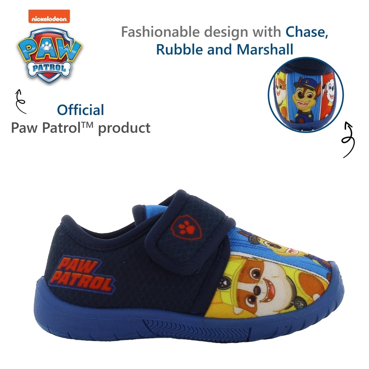 Leomil Paw Patrol Chaussons garçon Pantoufles Enfants, Idéal pour la maison et la Maternelle