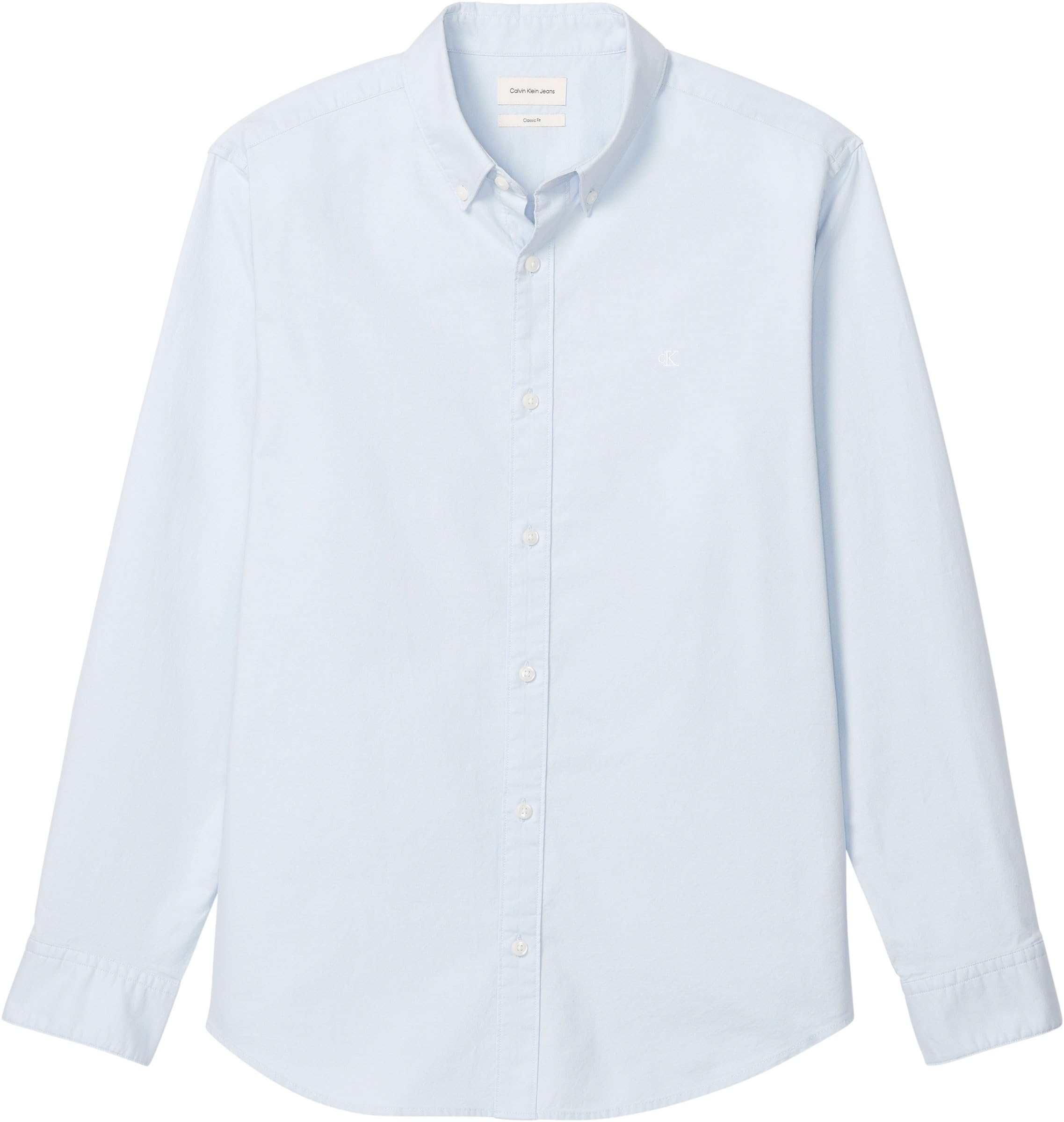 Calvin Klein Camisa Hombre Solid Oxford Classich Shirt Camisa Informal