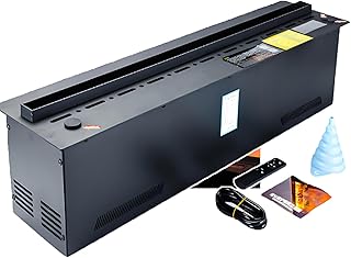 Pro 3D Water Vapor Electric Fireplace: Seamless 3mm Countertop Integration with 7 Vibrant Vapor Colors. Includes Remote & Child Lock Safety Feature 100cm/39.4in