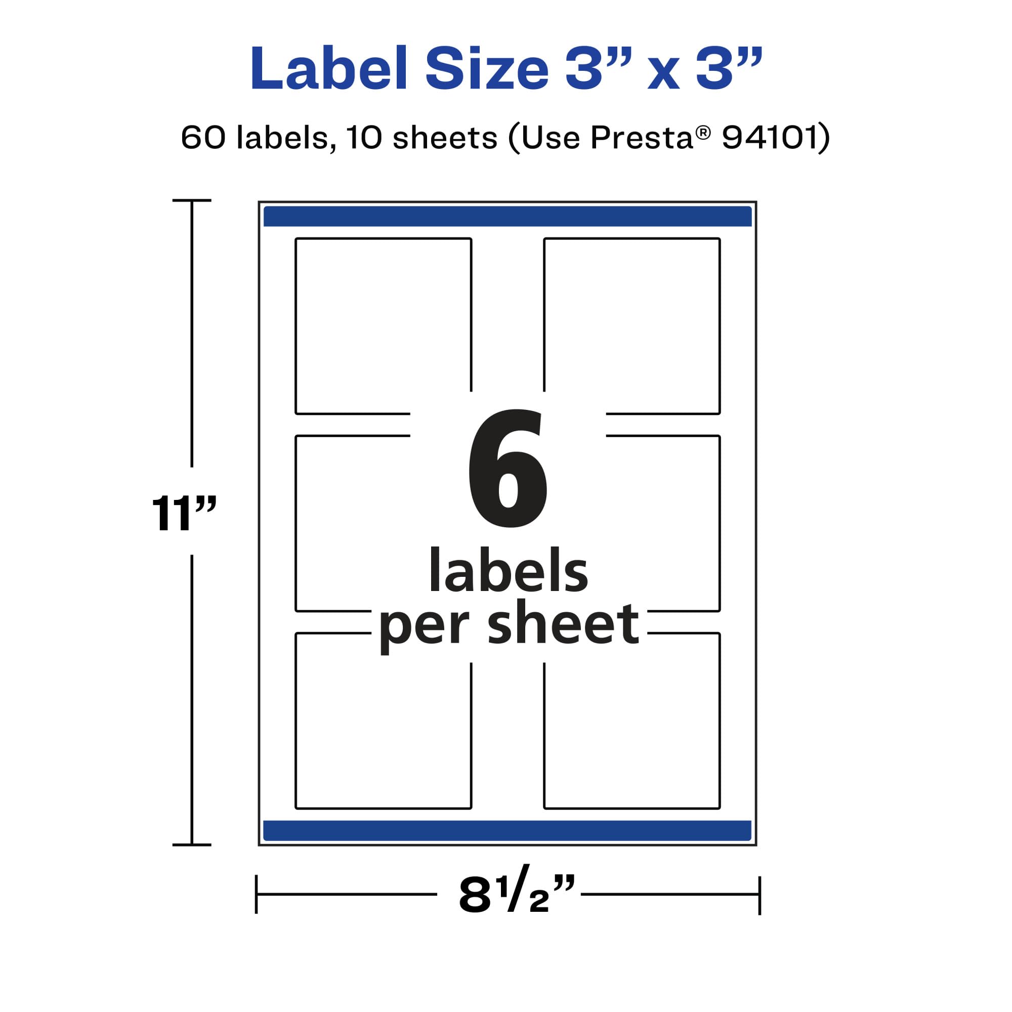 Prairie View A&M Golf Avery 3x3 Inch Glossy Clear Labels - 60 Count ...