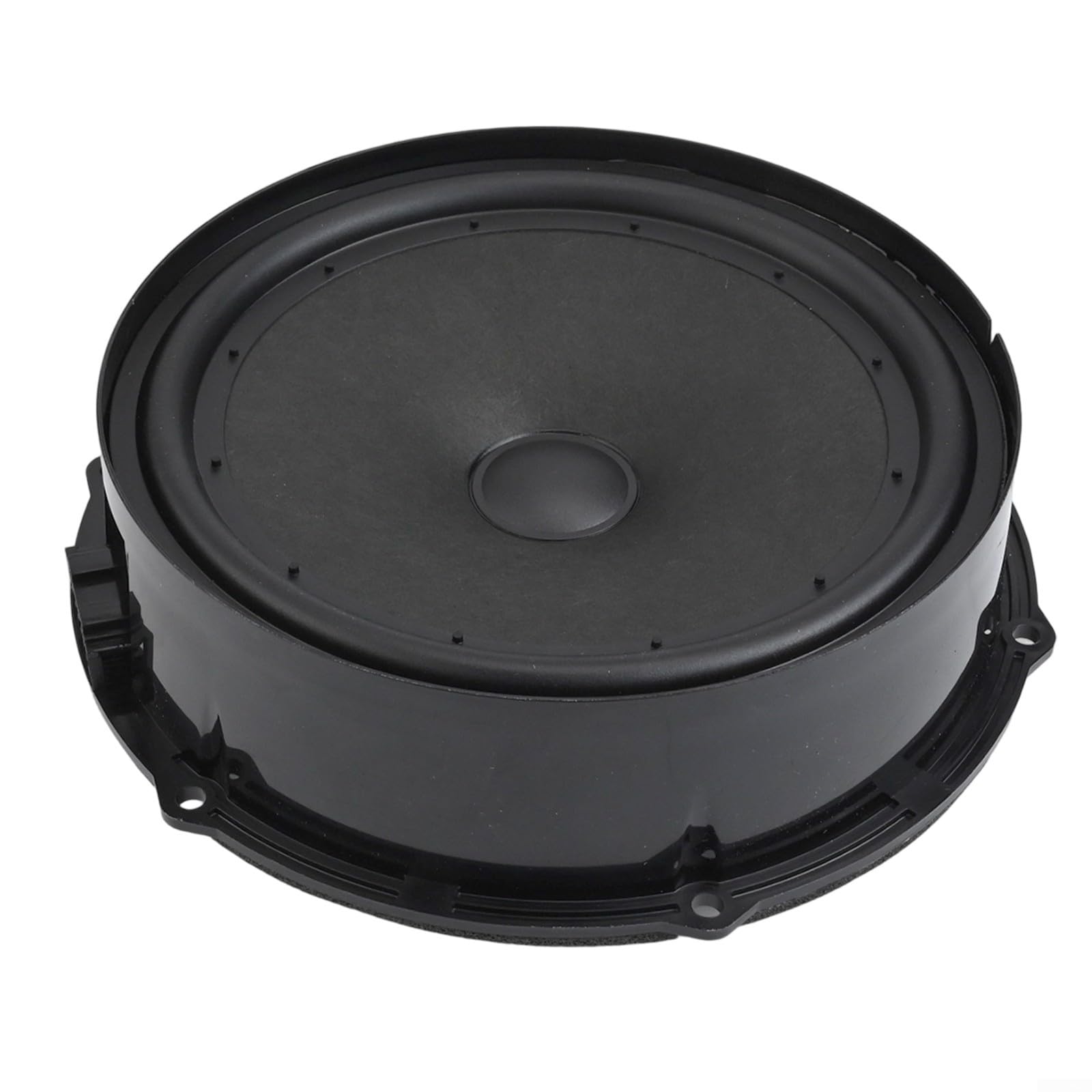 Haut-parleur woofer avant arrière 5N0035454B 5N0035453C pour VW-Tiguan 2009-2019 Pièce de rechange de caisson de basses audio de voiture en matériau ABS noir Conception facile à installer (avant)