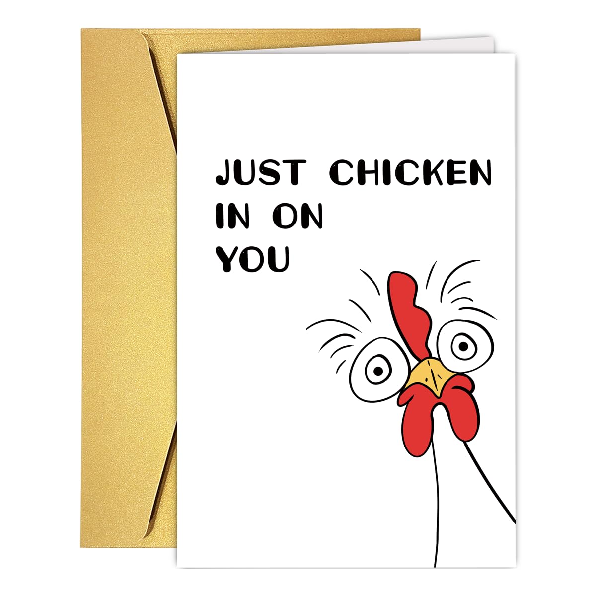 Funny Thinking of You Card for Women Men, Concern for Neighbors Card, Humor Miss You Gift for Husband Wife Boyfriend Girlfriend, Encouragement Card, Hilarious Get Well Card