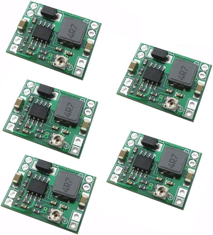 5Pcs MP1584EN Ultra Small DC-DC 3A Power Step-Down Adjustable Module Buck Converter 24V to 12v 9V 5V 3V for Arduino