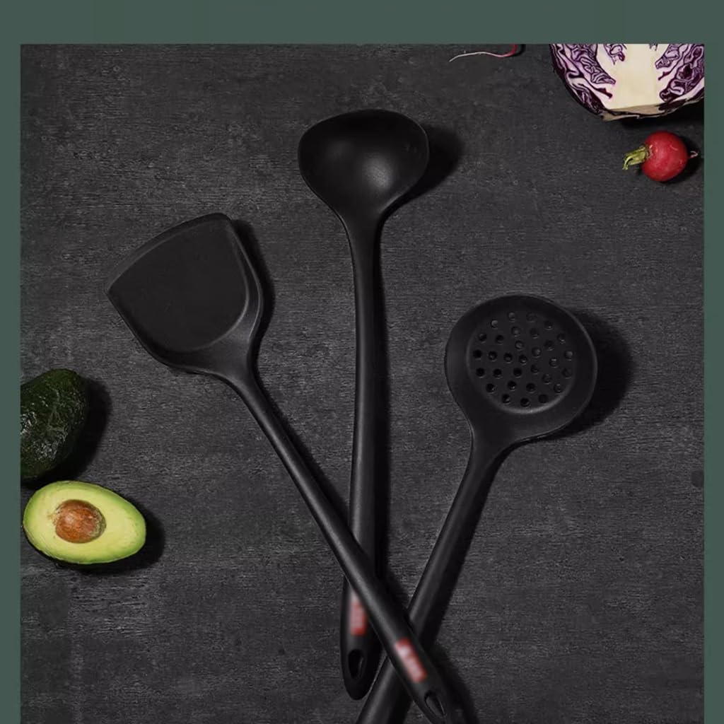 Juego de Utensilios de Cocina, for sartén Antiadherente, cucharón y espátulas for Wok