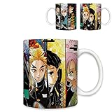 鬼滅の刃 マグカップ コーヒーカップ セラミック キャラクター 330ml ホワイト 持ち手付き おしゃれ 可愛い オフィス用 結婚祝い 贈り物